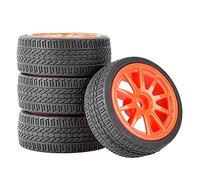 Yurefax 4 esponjas for Insertar en Las Ruedas de los neumáticos de Velocidad, for HSP, for HPI, 1/10 1:10 Touring Car RC 910-6091 Neumático para Coche RC(910R-6091)