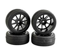 Yurefax 4 esponjas for Insertar en Las Ruedas de los neumáticos de Velocidad, for HSP, for HPI, 1/10 1:10 Touring Car RC 910-6091 Neumático para Coche RC(910B-6091)