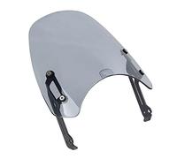 Yurefax Accesorios for Motocicletas Deflector de Viento Parabrisas Protector contra el Viento Pantalla antimoscas Scrambler 2015 2016 2017 2018 2019 2020 Parabrisas de Motocicleta(Light Smoke)