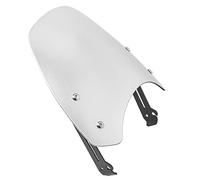Yurefax Accesorios for Motocicletas Deflector de Viento Parabrisas Protector contra el Viento Pantalla antimoscas Scrambler 2015 2016 2017 2018 2019 2020 Parabrisas de Motocicleta(Silver)