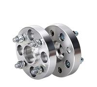 Yurefax Adaptador espaciador de rueda PCD 4x108 de 2 piezas, 65,1 mm, 20/25/30/35/40 mm, for Citroën, for C-Elysée C2/C3/C3-XR/C4/C4L/C4 Cactus/DS3/DS4 M12XP1.5 Espaciador de rueda(Black 2PCS 15MM SIL