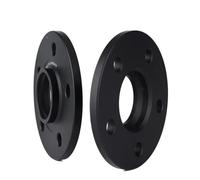 Yurefax Adaptador Espaciador de Rueda PCD 5 x 114,3 CB 64,1 mm, 2 Piezas de 10/12/15 mm, for automóviles de la Serie 5 Lugs Espaciador de Rueda(Black 2PCS 12MM Silver)