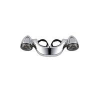 Yurefax Barra de luz de freno de señal de giro trasera de motocicleta, for Harley, Street Glide Road Glide 2010-2019 Indicador de señal de giro para motocicleta(Chrome Smoked)
