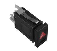 Yurefax Botón de interruptor de luz indicadora de advertencia de peligro de emergencia for coche, for Volkswagen, Passat, B5 3B Variant 3B0953235D 3B0953235B Botón de interruptor de emergencia