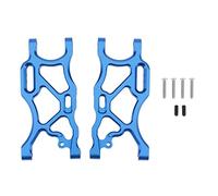 Yurefax Brazo de suspensión Inferior Trasero de Metal de 2 Piezas, for ARRMA 1/7 INFRACCIÓN Limitada 6S 1/8, for Piezas de actualización de Coche Typhon 6S RC Enlace del Brazo de suspensión(Blue)