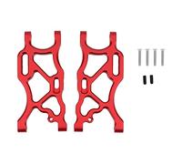 Yurefax Brazo de suspensión Inferior Trasero de Metal de 2 Piezas, for ARRMA 1/7 INFRACCIÓN Limitada 6S 1/8, for Piezas de actualización de Coche Typhon 6S RC Enlace del Brazo de suspensión(Rot)