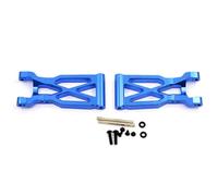 Yurefax Brazos oscilantes de Brazo de suspensión Trasera de aleación de Aluminio de 2 Piezas, for Wltoys, for Coche RC 104001 1/10 Enlace del Brazo de suspensión(Navy Blue)