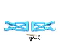 Yurefax Brazos oscilantes de Brazo de suspensión Trasera de aleación de Aluminio de 2 Piezas, for Wltoys, for Coche RC 104001 1/10 Enlace del Brazo de suspensión(Light Blue)