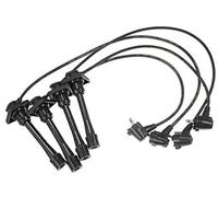Yurefax Cable de encendido de bujía de 4 piezas, for Celica 1994-1997, for Corolla, 1993-1997, color negro Cable de encendido
