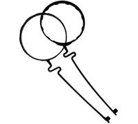 Yurefax Cable de la tapa del tanque combustible automóvil (77300-33070), Prado 120, 4Runner, Avensis, Camry, Scion, ES300, GX470 Correa de sujeción segura para la tapa del combust(BLACK A)