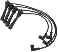 Yurefax Cables de bobina de encendido for bujías de coche, arnés de cables for bobina de encendido, for Fiat, Brava 1998-2002, n.º 46743086, paquete de 4 Cable de encendido