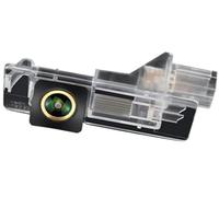 Yurefax Cámara de Marcha atrás, para Fluence 2013-2015, para Clio 4, para Megane 3, para Captur Ahd 1080P 170 Lente Ojo pez Copia Seguridad visión Cámara de visión Trasera(Black AHD1080P 175deg)