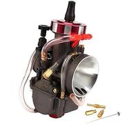Yurefax Carburador de motocicleta 28 30 32 34 mm Power Jet 4T PWK PE, for 125 cc 150 200 250 350 Dirt Bike MX Motocross Universal Carburador de motocicleta(BLACK 34)