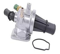 Yurefax Carcasa del termostato del refrigerante con Conjunto de Sensor de Sellado, for O-Pel Vaux-Hall Agila Combo Corsa Meriva Tigra Carcasa del termostato del refrigerante del Motor