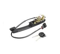 Yurefax CERRADURA CENTRAL DE MANIJA PUERTA DELANTERA IZQUIERDA CON LLAVES, for VW, Passat, B3 1988-1993 OEM exterior 357837205A 357837207A 357837205AS Cerradura de pestillo de puerta de vehículo