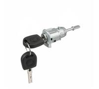 Yurefax Cerradura de pestillo de puerta de coche 1 par de cilindros cerradura puerta izquierda derecha con 2 llaves, para Vw, Golf, Iv Mk4, Bora, Polo, 9n, Fox, 5z1, A6, para Skoda