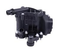 Yurefax Conjunto de carcasa del termostato del refrigerante del motor, for F20 F21 F22 F23 F30 F40 F87 F80 G80 F34 F31 F32 F33 F83 F82 F36 G30 F90 G31 G32 G11 G12 G01 F97 Carcasa del termostato del re