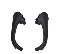 Yurefax Cubiertas for manijas de Puerta Interior Delantera Izquierda y Derecha de Coche, embellecedoras for Mercedes, Benz, W203 Clase C 2038101551 Manija Interior de la Puerta del Coche(Black-Front)