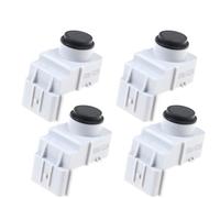 Yurefax de Asistencia for Aparcamiento automóviles con Sensor PDC 4 Piezas, for Hyundai, for Kia, 95720-1R000 957201R000 Advertencia de obstáculos Traseros para vehículos(Schwarz)