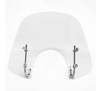 Yurefax Deflector de Aire y Viento for Parabrisas de Motocicleta, Protector a Prueba de Polvo, Accesorios for Piaggio, Vespa, GTS 250 300 LX 50 125 150 Parabrisas de Motocicleta(Clear)