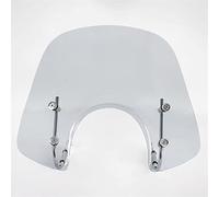 Yurefax Deflector de Aire y Viento for Parabrisas de Motocicleta, Protector a Prueba de Polvo, Accesorios for Piaggio, Vespa, GTS 250 300 LX 50 125 150 Parabrisas de Motocicleta(Light Smoke)
