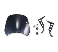 Yurefax Deflector de Parabrisas for Faro Delantero de Motocicleta, Color Negro, for Leoncino 250 Parabrisas de Motocicleta
