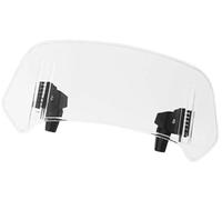 Yurefax Deflectores de Parabrisas para Motocicleta, para extensión Motocicleta Q9QD, alerón Ajustable y aerodinámico, Protecciones ABS, reducciones Parabrisas de Moto(Black S)