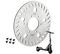 Yurefax Disco de freno de 140 mm, disco de freno engrosado de 6 orificios, for Ninebot, modelos de la serie GT1 GT2, piezas de repuesto de freno de disco de acero inoxidable for scooter eléctrico, acc