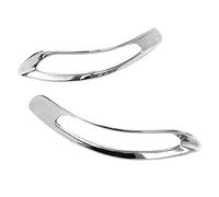Yurefax Embellecedor de Marco de luz antiniebla for Parachoques Trasero, Cromado ABS, for Peugeot 5008 2017 2018 Embellecedor del Marco de la lámpara antiniebla