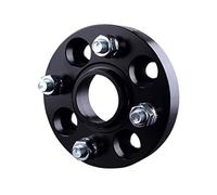 Yurefax Espaciadores de Rueda de 5x114,3, 15mm, 20mm, Hubcentric, Adaptador Espaciador de Rueda de Aluminio de 64,1mm, for CRV, Civic, Accord, Separadores, 2 uds. Espaciador de Rueda(Black 1pcs 30mm)