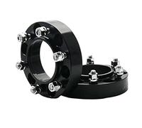Yurefax Espaciadores de Rueda de Coche, Adaptador Espaciador de Rueda de Aluminio de 66,1mm, Brida de 30mm, for Nissan, Navarra NP300, 6x114,3 Hubcentric, 2 uds. Espaciador de Rueda