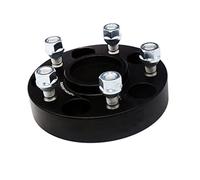 Yurefax Espaciadores de Ruedas Adaptador Espaciador de Ruedas de Aluminio for Coche, 5x139,7 Hubcentric, 108 mm, for Separadores Jimny Vitara Perno: M12x1.25 Espaciador de Rueda(Black 1 Piece 25mm)