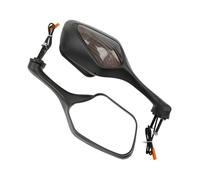Yurefax Espejo retrovisor for motocicleta, espejo retrovisor con luz de señal de giro con señal de giro compatible con CBR1000RR CBR 1000 RR 2008-2016 Indicador de señal de giro para motocicleta