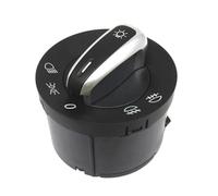 Yurefax Estilo de automóvil, for VW, for Golf, for GTI, for Jetta, MK5 MK6, for Tiguan, for, for Caddy, for Rabbit Chrome Interruptor de faro de automóvil Luz antiniebla 5ND941431A Luz antiniebla
