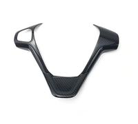Yurefax Etiqueta engomada del Marco de la Cubierta Panel Volante Fibra Carbono Coche, for Ford, for Fiesta MK7 2009-2017, for Ecosport 2012-2017 Adhesivo para Volante