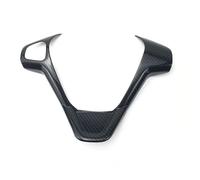 Yurefax Etiqueta engomada del Marco de la Cubierta Panel Volante Fibra Carbono Coche, for Ford, for Fiesta MK7 2009-2017, for Ecosport 2012-2017 Adhesivo para Volante