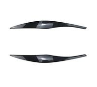 Yurefax Faros De Coche, Cejas, Párpados, Cubierta, Pegatinas De Luz De Cabeza De Pestañas, for BMW, for Serie 3 E90 E91 320I 330I 2005-2012 Cejas para Faros Delanteros(Carbon Fiber)