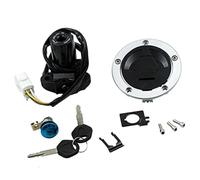 Yurefax For -6R 636 Kit de interruptor de encendido conjunto de tapa de tanque de combustible con 2 llaves cerradura completa de vehículo interruptor de llave de encendido de motocicleta Interruptor d