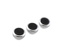 Yurefax For Ford, for Focus, for 2 3 MK2 MK3, for Mondeo, perilla de CA, interruptor control calor aire acondicionado coche, unids/set piezas automóvil Perilla del aire acondicionado del coche(Silver)