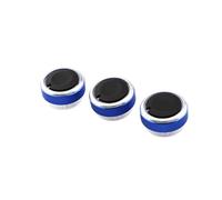Yurefax For Ford, for Focus, for 2 3 MK2 MK3, for Mondeo, perilla de CA, interruptor control calor aire acondicionado coche, unids/set piezas automóvil Perilla del aire acondicionado del coche(Blue)