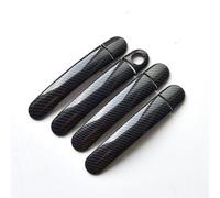 Yurefax For Seat, Ibiza MK3 6L 2003 2004 2005 2006 2007 2008 2009 cubiertas de manija de puerta de coche de fibra de carbono cromadas pegatinas de accesorios de coche Cubierta de manija de puerta exte