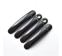 Yurefax For Seat, Leon MK2 1P FR FR+, for Cupra, 2006~2012, cubiertas de manijas de puertas de automóviles de fibra de carbono cromada, accesorios for automóviles, pegatinas de estilo Ajuste de la cub