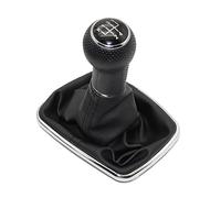 Yurefax For VW, for Golf 4 1998 1999 2000 2001 2002 2003 2004 2005 2006, for Jetta MK4 Varaint, for Bora, Perilla de cambio marchas 5 Reemplazo de la perilla de cambio de marchas del a(Schwarz)