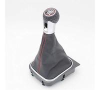 Yurefax For VW, for vento, Variant 2006 2007 2008 2009 2010 2011 2012 2013 2014 Car-Stying 6 velocidades vara con engranajes perilla de caja Reemplazo de la perilla de cambio de marchas del a(White)