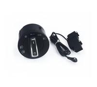 Yurefax For VW, T Cross, Seat, Arona Ateca Ibiza Leon Toledo Euro Faro automático luz antiniebla Interruptor 5G0941431AH 5G0 941 431AH Interruptor de luz antiniebla(Auto Set)