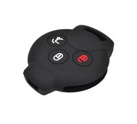 Yurefax Funda de Silicona for Llave Coche con 3 Botones, Carcasa sin , for , Smart, City Coupe Cabrio Crossblade, Fortwo Roadster K Forfour Estuche para Llaves de Coche