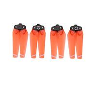 Yurefax Hélice de 4 Piezas for dji, Spark, Mini, Drone 4730F 4730, Plegable, de liberación rápida, con Cuchillas Plegables, Transparentes y Multicolor Hélice para dron(Rot)