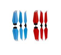 Yurefax Hélice de 8 Piezas for dji, for Mavic 2 Pro Zoom 8743, hélices de bajo Ruido, Cuchillas Plegables de liberación rápida, Accesorio for dron con reducción de Ruido Hélice para dron(Blue Red)