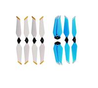 Yurefax Hélice de 8 Piezas for dji, for Mavic 2 Pro Zoom 8743, hélices de bajo Ruido, Cuchillas Plegables de liberación rápida, Accesorio for dron con reducción de Ruido Hélice para dron(Blue White)