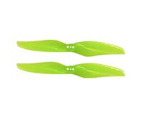 Yurefax Hélice de Carreras 4024 de 12 Pares, 2 Palas, 3 Orificios, 1,5 mm, 4 x 2,4, en Sentido CW y CCW, for Mini, hélices de Motor sin escobillas FPV Hélice para dron(4024 8pair Yellow)